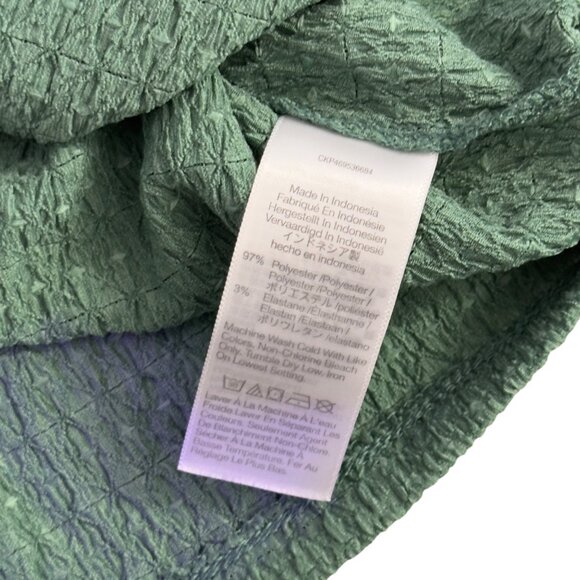 Madewell Womens Green Textured Button-Front Cardigan Sweater XL - Picture 6 of 10